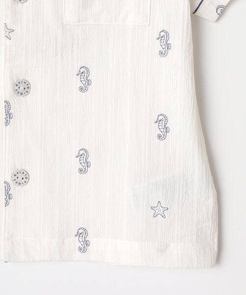 TAKASHIMAYA OUTLET / タカシマヤ アウトレット シャツ・ブラウス | ジェラートピケ　キッズタツノオトシゴガラシャツ | 詳細3