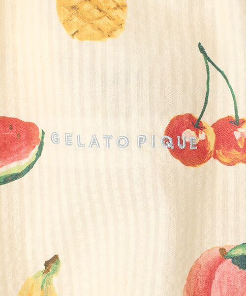 TAKASHIMAYA OUTLET / タカシマヤ アウトレット ロンパース | ジェラートピケ　ＢＡＢＹフルーツ柄甚平オール | 詳細1