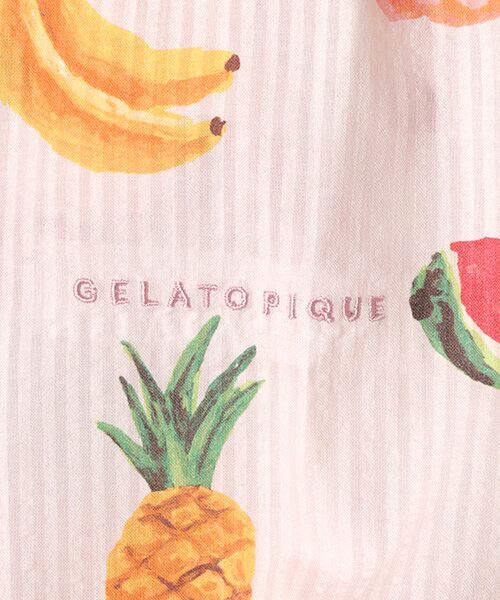 TAKASHIMAYA OUTLET / タカシマヤ アウトレット ロンパース | ジェラートピケ　ＢＡＢＹフルーツ柄甚平オール | 詳細8
