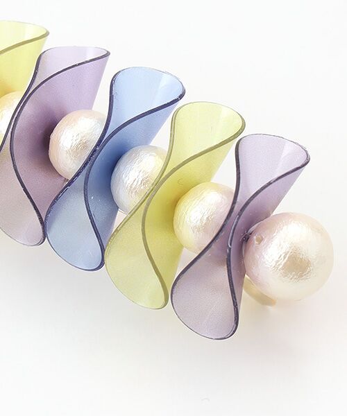 TAKASHIMAYA OUTLET / タカシマヤ アウトレット ヘアピン | イロリエール　セロファンリボンバレッタＳ新色 | 詳細3