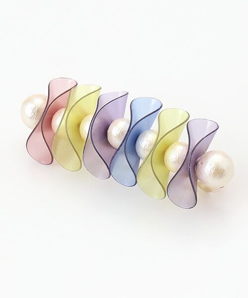 TAKASHIMAYA OUTLET / タカシマヤ アウトレット ヘアピン | イロリエール　セロファンリボンバレッタＳ新色（PURPLE）