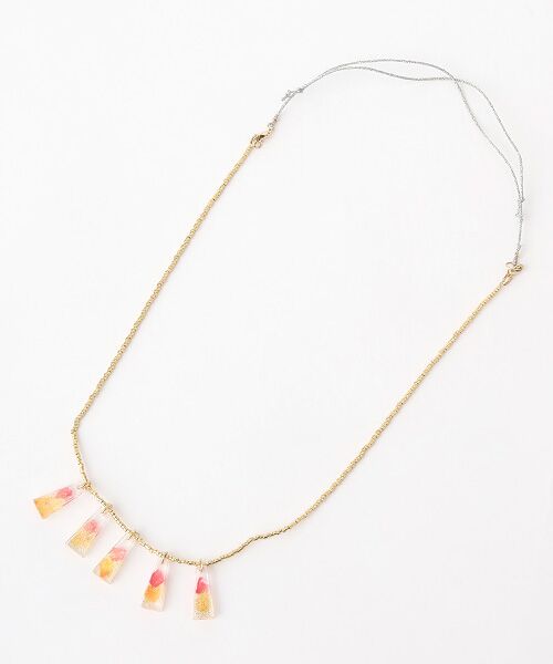 TAKASHIMAYA OUTLET / タカシマヤ アウトレット ネックレス・ペンダント・チョーカー | イロリエール　２ＷＡＹネックレス（ORANGE）