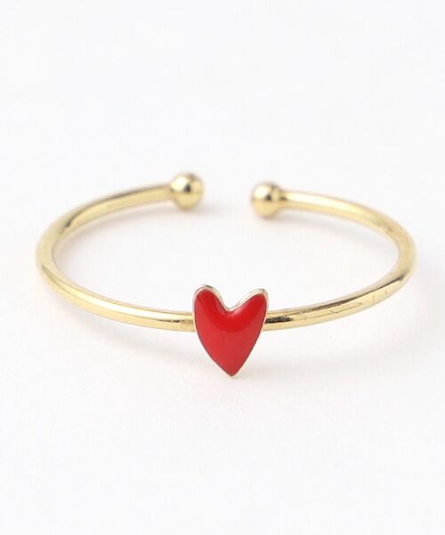 TAKASHIMAYA OUTLET / タカシマヤ アウトレット リング | ティティリー　リング（D.RED）