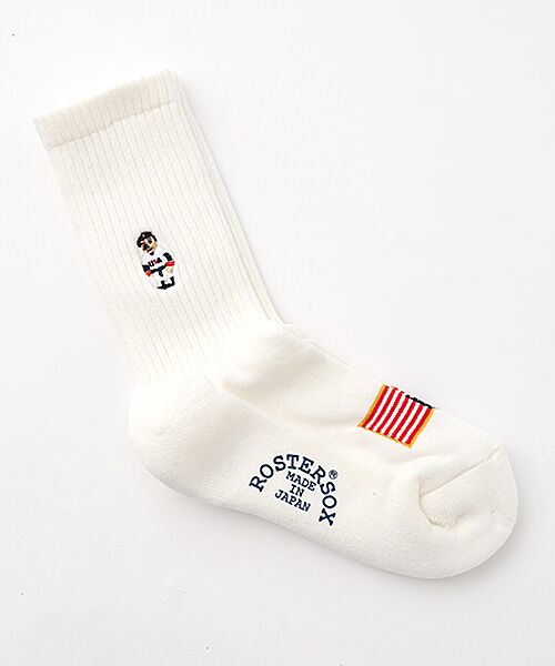 TAKASHIMAYA OUTLET / タカシマヤ アウトレット ソックス | インフィルダーデザイン　靴下（WHITE）