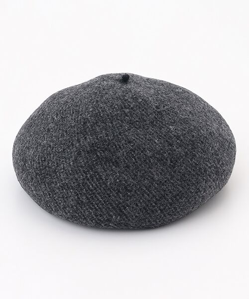 TAKASHIMAYA OUTLET / タカシマヤ アウトレット ハンチング・キャスケット・ベレー帽 | インフィルダーデザイン　ベレー帽（CHARCOAL）