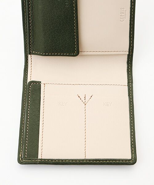 TAKASHIMAYA OUTLET / タカシマヤ アウトレット 財布・コインケース・マネークリップ | CYPRIS　ディアスキン　コンパクト札入れ | 詳細4