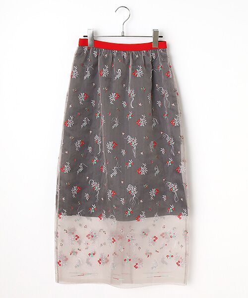 TAKASHIMAYA OUTLET / タカシマヤ アウトレット ロング・マキシ丈スカート | ＰＯＮＴＩ　ＳＫ（Light Beige）