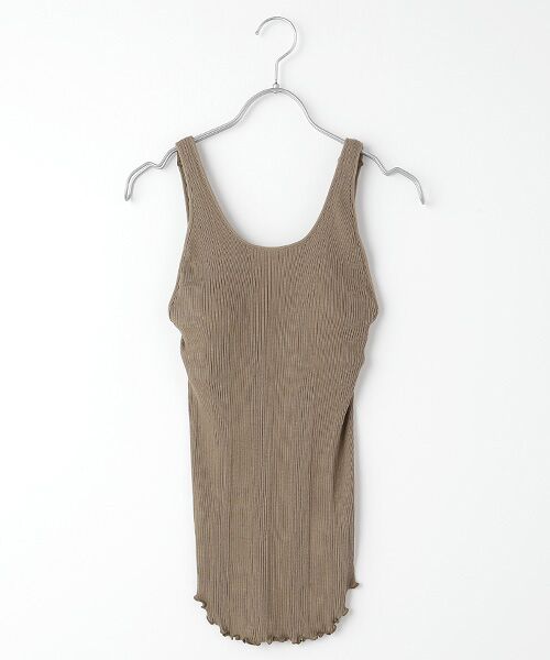 TAKASHIMAYA OUTLET / タカシマヤ アウトレット タンクトップ | ＨＡＫＵＪＩ　ＫＫ（OLIVE）
