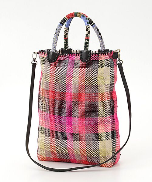 TAKASHIMAYA OUTLET / タカシマヤ アウトレット トートバッグ | エンシャラ　ＢＯ（PINK MULTI）