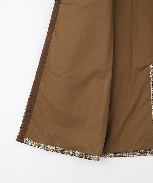 TAKASHIMAYA OUTLET / タカシマヤ アウトレット ステンカラーコート | ファンシーツイードミドルコート | 詳細5