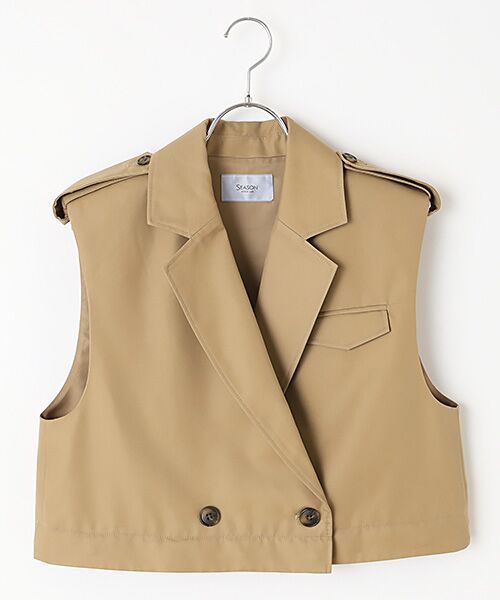 TAKASHIMAYA OUTLET / タカシマヤ アウトレット その他トップス | シーズンスタイルラボ　２ｗａｙトレンチジレ | 詳細7