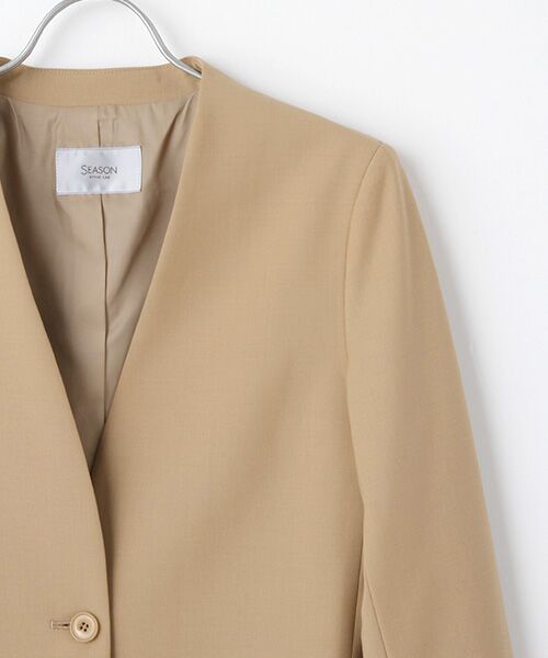 TAKASHIMAYA OUTLET / タカシマヤ アウトレット ノーカラージャケット | ノーカラージャケット | 詳細2