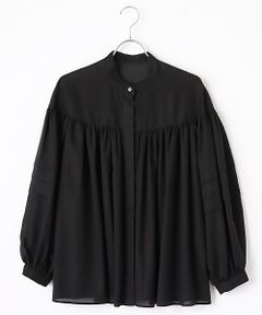 シーズンスタイルラボ　シアーそでボリュームブラウス