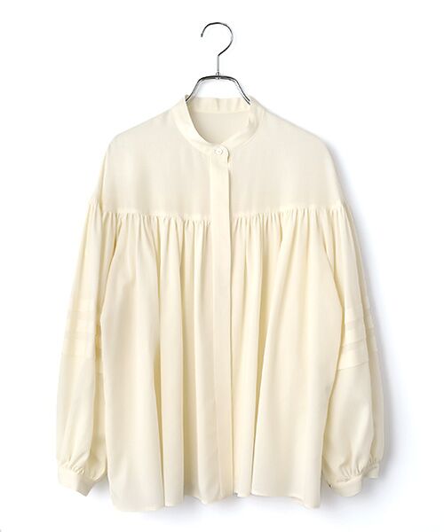 TAKASHIMAYA OUTLET / タカシマヤ アウトレット シャツ・ブラウス | シーズンスタイルラボ　シアーそでボリュームブラウス（オフ）