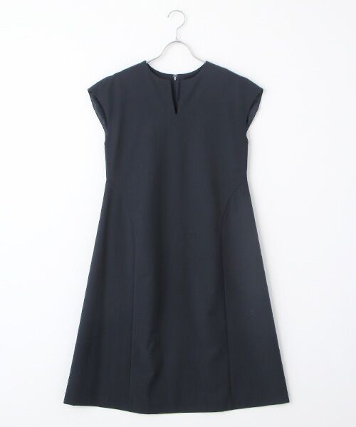 TAKASHIMAYA OUTLET / タカシマヤ アウトレット ロング・マキシ丈ワンピース | キーネックワンピース（ネイビー）