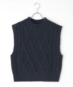 TAKASHIMAYA OUTLET / タカシマヤ アウトレット ニット・セーター | ケーブルニットベスト