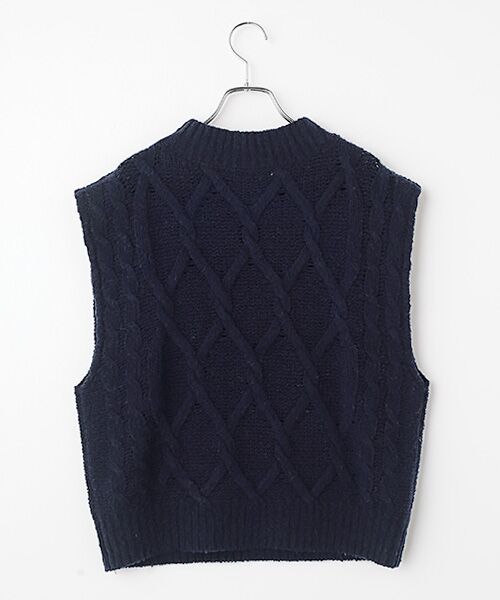 TAKASHIMAYA OUTLET / タカシマヤ アウトレット ニット・セーター | ケーブルニットベスト | 詳細1