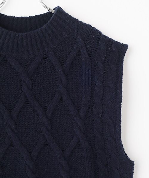 TAKASHIMAYA OUTLET / タカシマヤ アウトレット ニット・セーター | ケーブルニットベスト | 詳細2