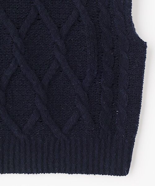 TAKASHIMAYA OUTLET / タカシマヤ アウトレット ニット・セーター | ケーブルニットベスト | 詳細3