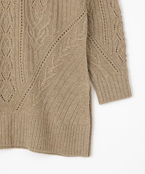 TAKASHIMAYA OUTLET / タカシマヤ アウトレット ニット・セーター | シーズンスタイルラボ　ケーブル編みチュニック | 詳細4