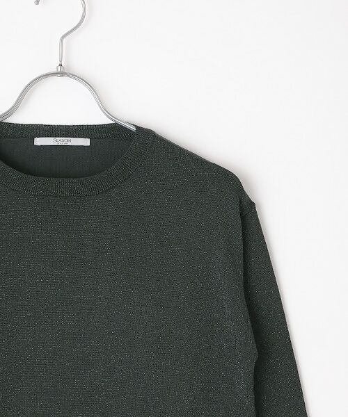 TAKASHIMAYA OUTLET / タカシマヤ アウトレット ニット・セーター | シーズンスタイルラボ　ラメプレーティングプルオーバー | 詳細3