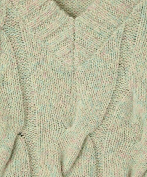 TAKASHIMAYA OUTLET / タカシマヤ アウトレット ニット・セーター | シーズンスタイルラボ　ケーブルＶネックセーター | 詳細6