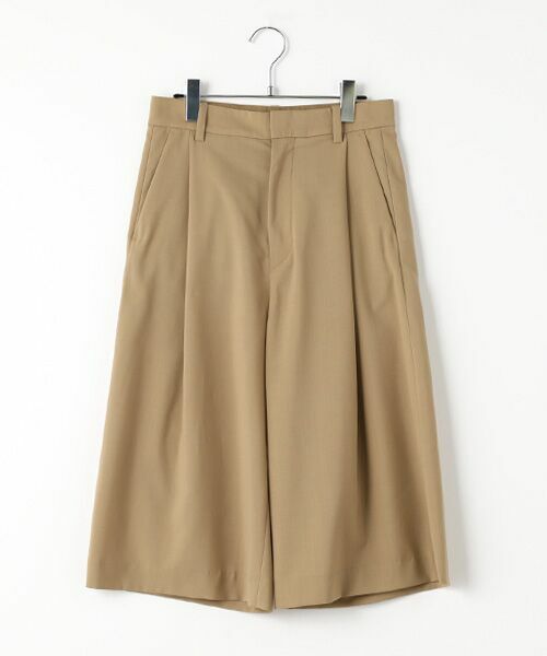 TAKASHIMAYA OUTLET / タカシマヤ アウトレット ショート・ハーフ・半端丈パンツ | ウール混ハーフパンツ（ベージュ）
