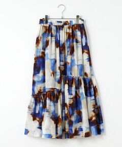 TAKASHIMAYA OUTLET / タカシマヤ アウトレット ロング・マキシ丈スカート | グラデーションプリントスカート