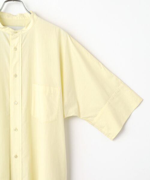 TAKASHIMAYA OUTLET / タカシマヤ アウトレット ロング・マキシ丈ワンピース | ティッカ　ノーカラー半袖シャツワンピース | 詳細2