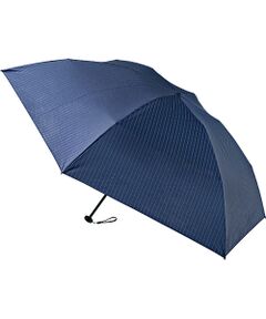 一級遮光生地使用 晴雨兼用折り畳み傘　ストライプ
