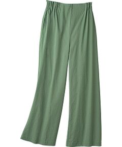 TAKASHIMAYA Style Plus / タカシマヤ スタイル・プリュ スラックス・ドレスパンツ | デザインワイドパンツ<股下63cm>