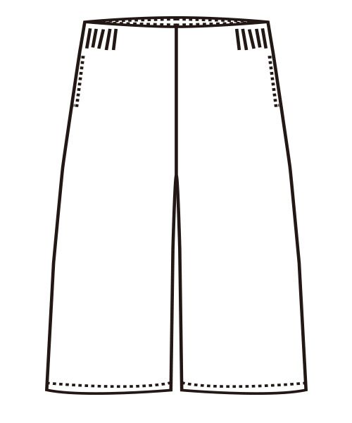 TAKASHIMAYA Style Plus / タカシマヤ スタイル・プリュ スラックス・ドレスパンツ | デザインワイドパンツ<股下63cm> | 詳細4