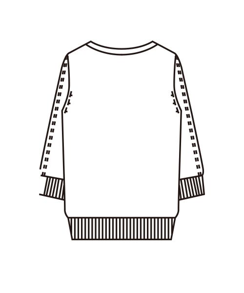 TAKASHIMAYA Style Plus / タカシマヤ スタイル・プリュ ニット・セーター | 袖レースニットプルオーバー | 詳細2
