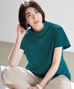 [洗える・日本製]アイアス天竺チュニックカットソー セール】 [洗える・日本製]アイアス天竺チュニックカットソー