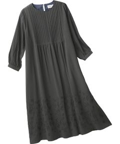 TAKASHIMAYA Style Plus / タカシマヤ スタイル・プリュ ロング・マキシ丈ワンピース | 刺しゅう入りワンピース＜ロング丈＞