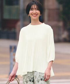 TAKASHIMAYA Style Plus / タカシマヤ スタイル・プリュ シャツ・ブラウス | プリーツチュニックブラウス