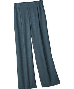 TAKASHIMAYA Style Plus / タカシマヤ スタイル・プリュ スラックス・ドレスパンツ | プリントワイドパンツ＜股下６３ｃｍ＞