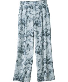 TAKASHIMAYA Style Plus / タカシマヤ スタイル・プリュ スラックス・ドレスパンツ | プリントワイドパンツ＜股下６３ｃｍ＞