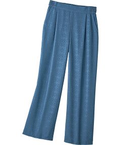 TAKASHIMAYA Style Plus / タカシマヤ スタイル・プリュ スラックス・ドレスパンツ | プリントワイドパンツ＜股下６３ｃｍ＞