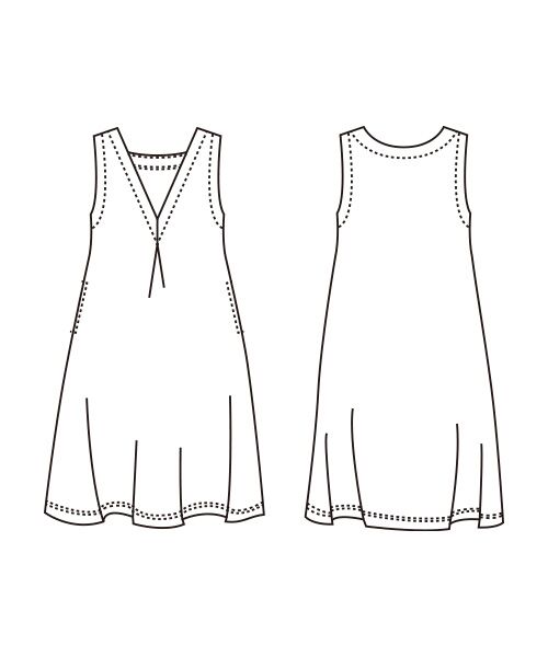 TAKASHIMAYA Style Plus / タカシマヤ スタイル・プリュ ロング・マキシ丈ワンピース | ジャンパースカート＜ロング丈＞ | 詳細2