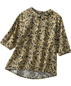 ブラウス シャツ Art Bloom Drawstring Shirt / アートドローストリングシャツ レディース メンズ セール】 Art Bloom Drawstring Shirt / アートドローストリング