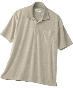 MHL. ベージュ　ポロシャツ Lサイズ 半袖 MHL. ベージュ ポロシャツ Lサイズ 半袖 - メルカリ