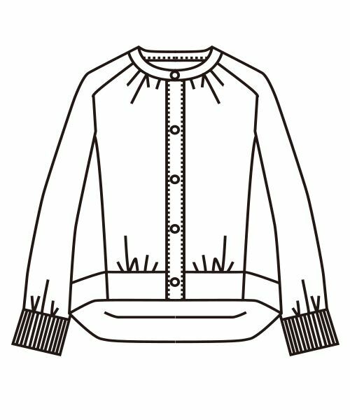 ⭐︎bajra ブルゾン⭐︎美品⭐︎ セール】SymmetryGYDA ZIP デザインシアーブルゾン（ブルゾン
