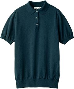 TAKASHIMAYA Style Plus / タカシマヤ スタイル・プリュ ポロシャツ | 和紙混ポロ襟プルオーバー