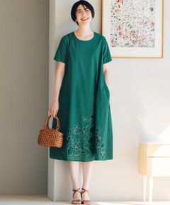 セール】 ベスト付ニットワンピース （ワンピース