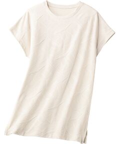 TAKASHIMAYA Style Plus / タカシマヤ スタイル・プリュ カットソー | 涼しやジャカードプルオーバー