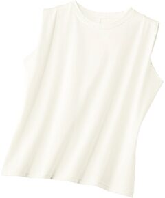 TAKASHIMAYA Style Plus / タカシマヤ スタイル・プリュ カットソー | コンパクトヤーン デザインタンクトップ