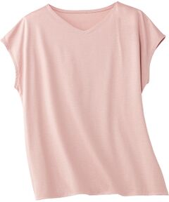 TAKASHIMAYA Style Plus / タカシマヤ スタイル・プリュ カットソー | テンセル･コットン 前身2枚仕立てプルオーバー