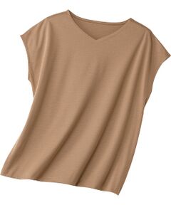 TAKASHIMAYA Style Plus / タカシマヤ スタイル・プリュ カットソー | テンセル･コットン 前身2枚仕立てプルオーバー