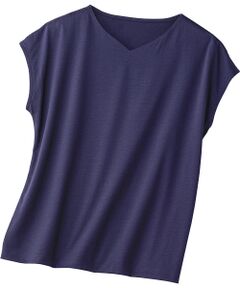 TAKASHIMAYA Style Plus / タカシマヤ スタイル・プリュ カットソー | テンセル･コットン 前身2枚仕立てプルオーバー